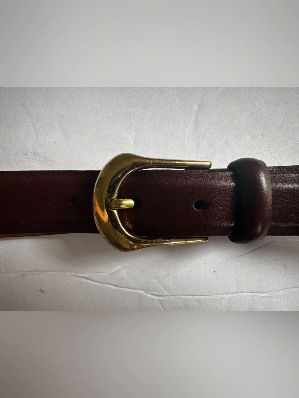Martin Dingman Men’s Brown 1” Genuine Leather Belt- Size 38